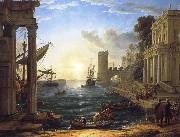 Seaport with the Embarkation of the Queen of Sheba